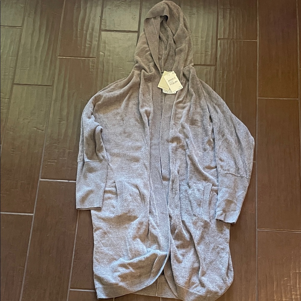 Barefoot Dreams Cozy Chic Ultra Lite Cardigan in Gray